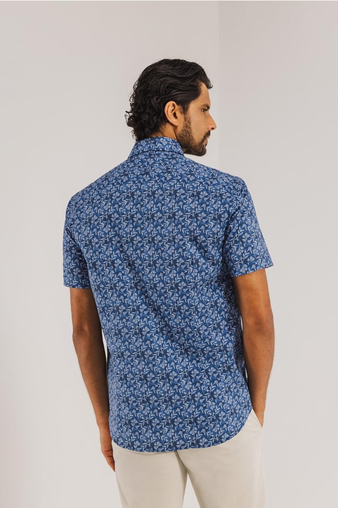 POPLIN OVERHEMD MET BORSTZAK 264 15911 5711